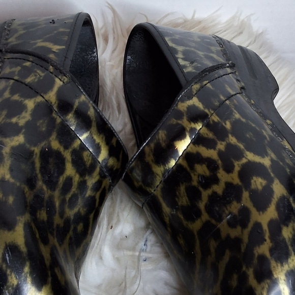 Dansko Green Patent  Leopard Clogs 40/10 - Picture 11 of 14